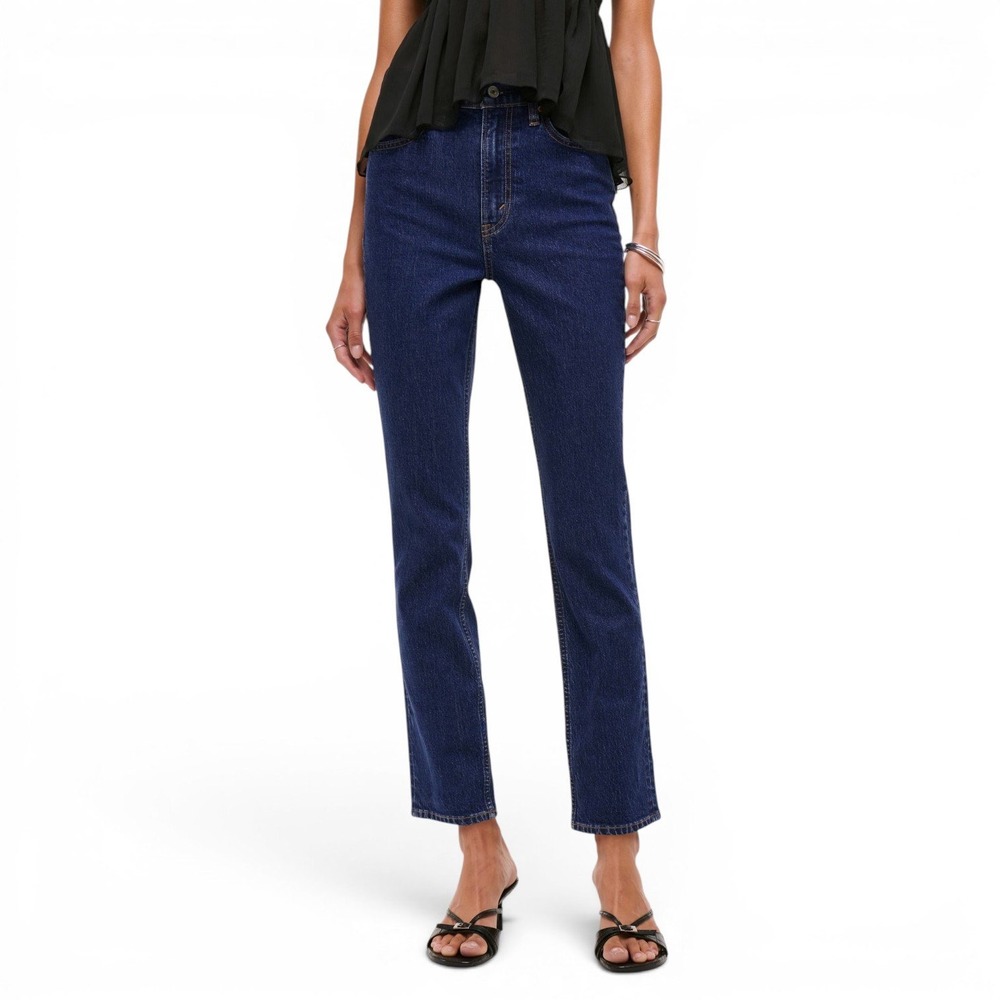 Abercrombie & Fitch The Ankle Straight Jeans Women 30/10L Ultra High Rise NEW